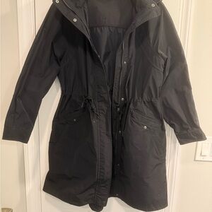 Women's Black Hooded Jacket